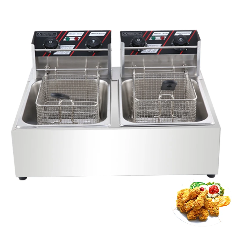 Timing  Electric Commercial Deep Fryer Machine With Ce
