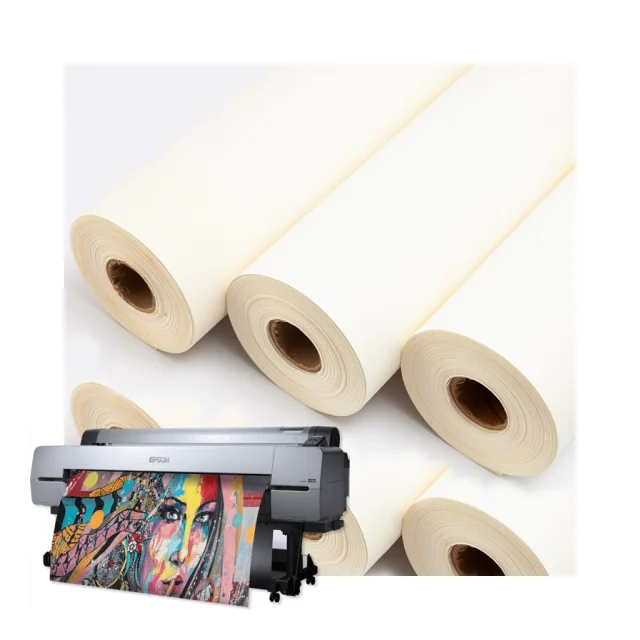 Струйный водонепроницаемый латексный УФ-Эко-растворитель для печати, арт-холст, рулон, 380gsm, матовый полиэстер, хлопок для цифровой печати