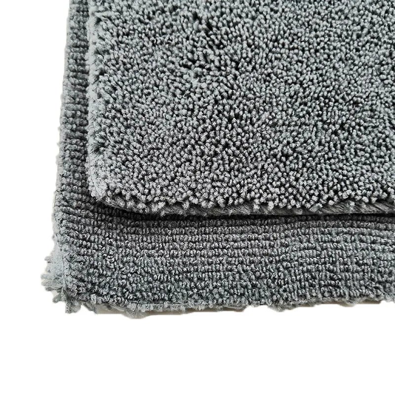 shammy edgeless short long pile multi-purpose custom car detailing microfiber drying towel 40*40 cm car towel buff car