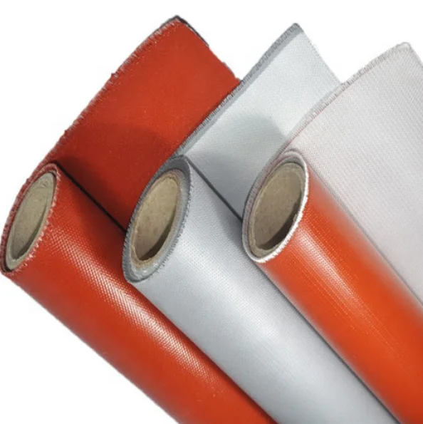 Thermal Insulation Silicone Rubber Glass Cloth Fabric