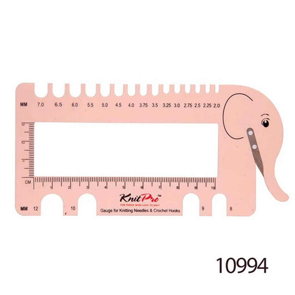 Вязальная игла для вязания крючком, манометр для вязания крючком с резаком для пряжи