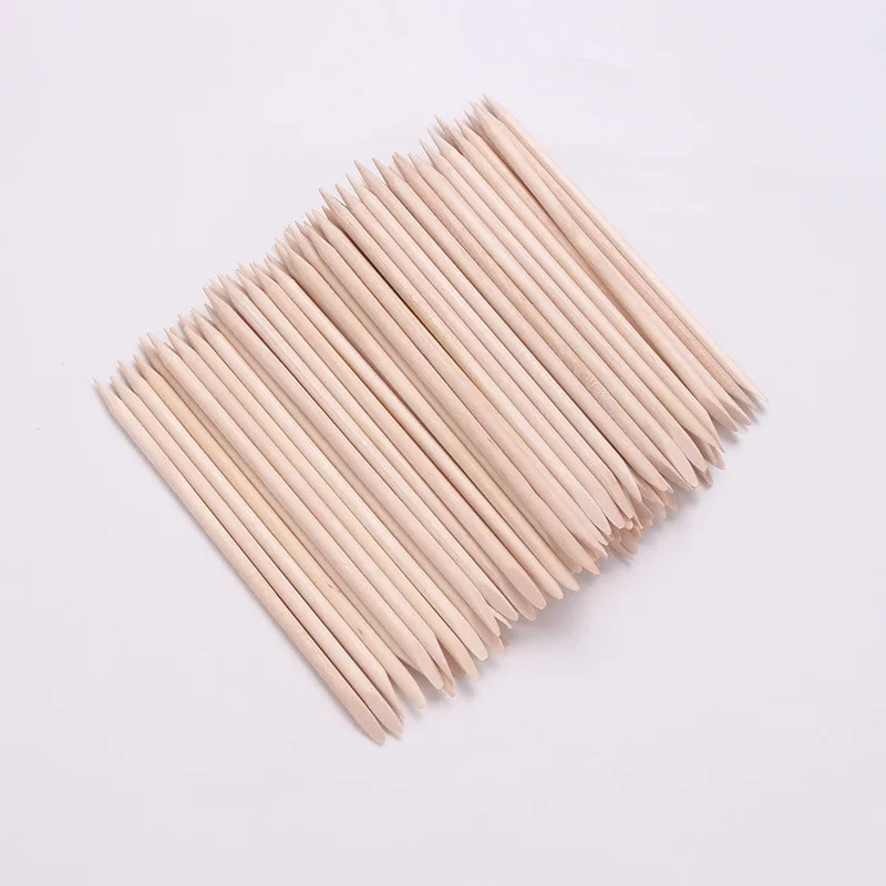 High Quality Hot Double Headed Orange Wood Stick 7.5cm 11.4cm 15cm Dead Skin Pusher Remover Nail Manicure Sticks Nail Cuticle