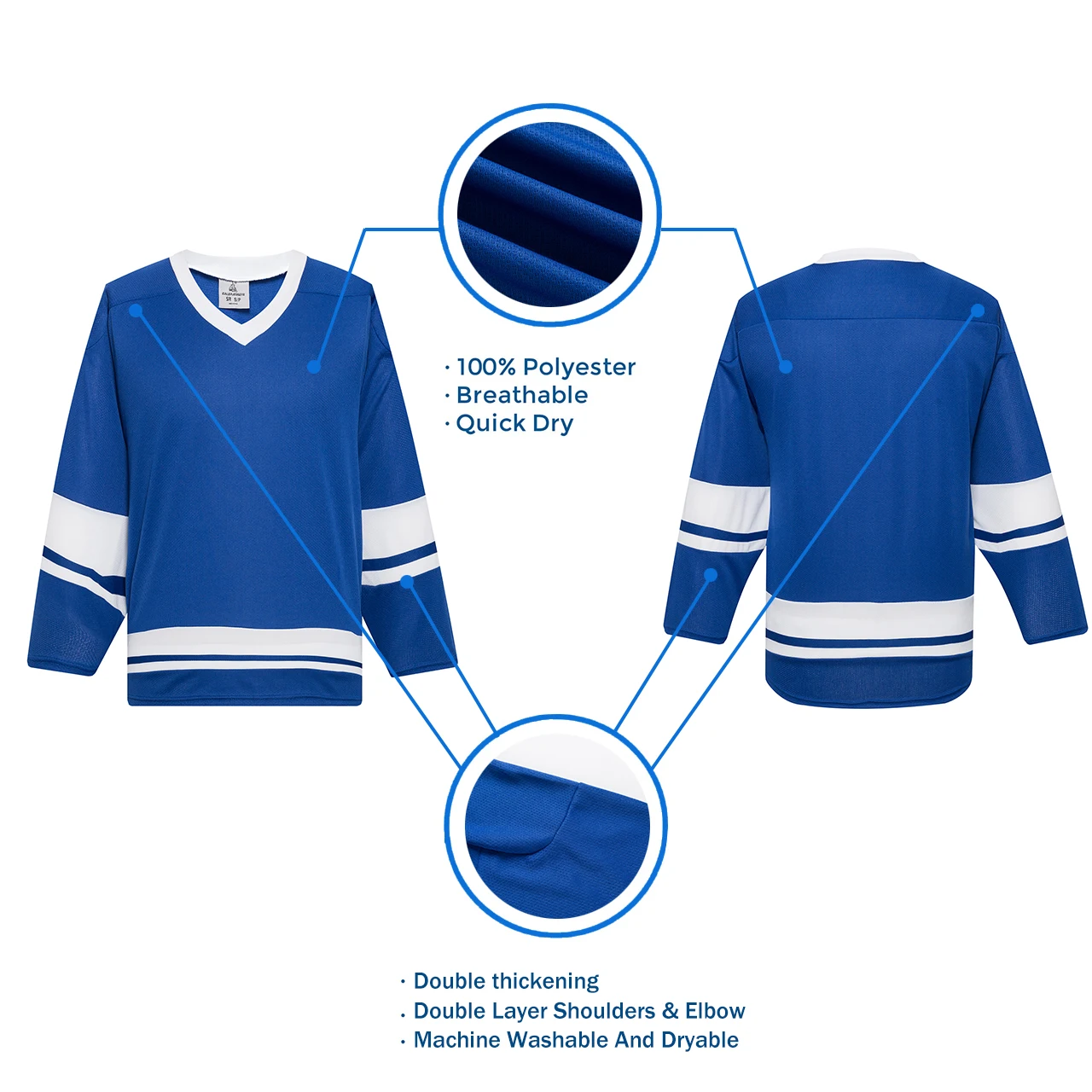 OEM custom logo Hockey League ice hockey jersey Blank oversized  hockey jersey men