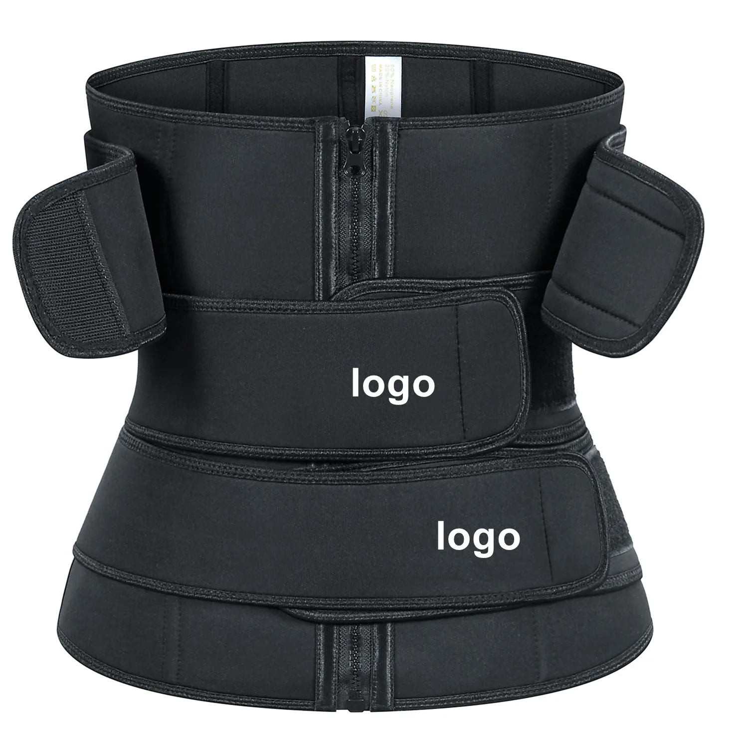 Неопреновый тренировочный корсет для фитнеса, сауны, похудения, тренировок, с 3 ремнями