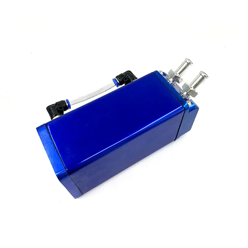 
Auto engine blue square aluminum car oil catch can diesel 