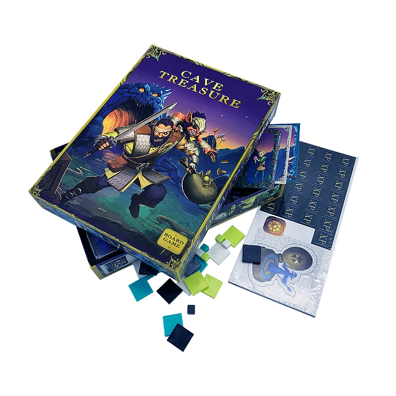 Factory Hot-selling Board Game Custom Printing Box Pieces Pawns And board