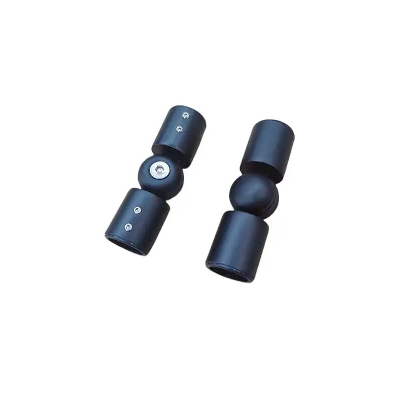 A0228 Austin Stainless Steel Sus304 Matt Black  Round Tube Glass Shower Door Fittings Tube Connector