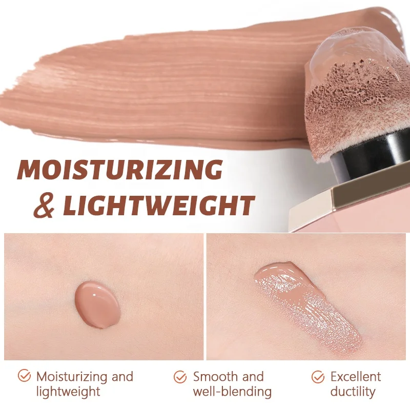 Wholesale 8 Colors Face Makeup High Quality Reshape Facial Contour Long Wearing Lightweight Liquid Contour OEM Bronzer Cosmetics