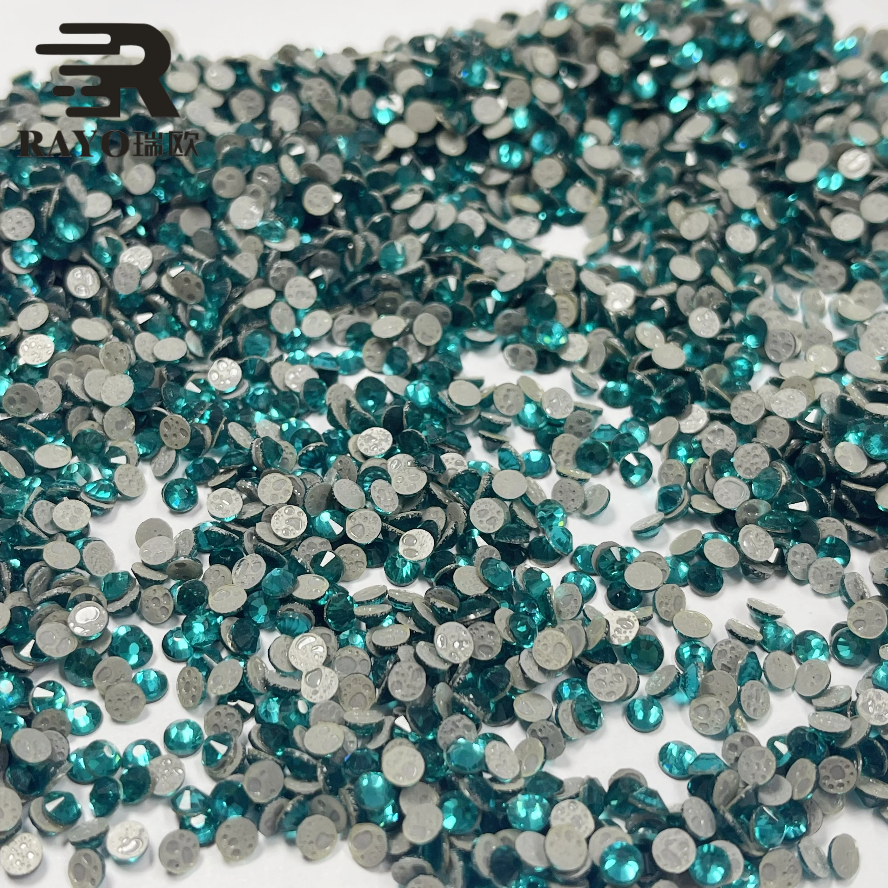 JP Factory High Quality round Hotfix Crystal Rhinestones Flatback Style Babble Glue for Shoes and Nail Art Direct from Korea