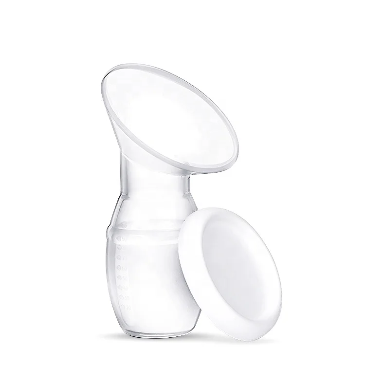 Baby Nursing Breastfeeding Soft Silicon Material Extractor De Leche Tubeless Silicone Breast Pump