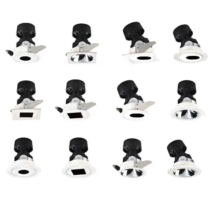 HUAYI Drop Shipping Project Aluminum 14w Indoor Market Museum Recessed Ceiling Led Spotlight