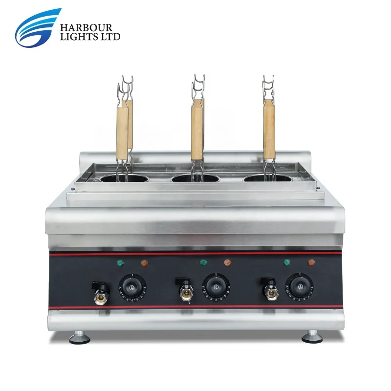 Commercial Electric Pasta Cooker Kitchen Equipment Boiling Stove Professional Counter Top Noodle Cooking Machine With 6 Baskets