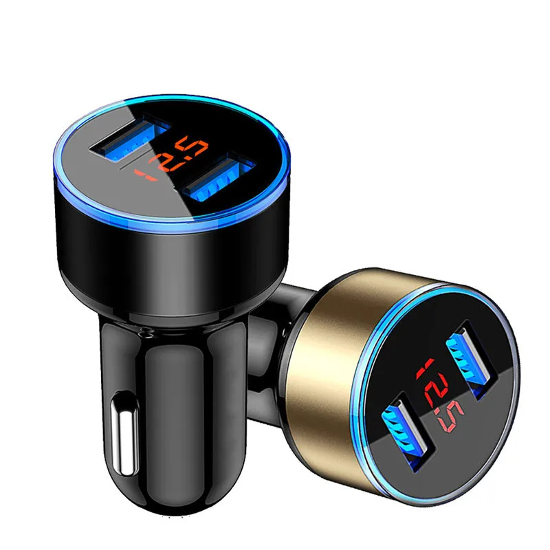 Автомобильное зарядное устройство с 2 портами 3 1 А и двумя USB-портами 12-24