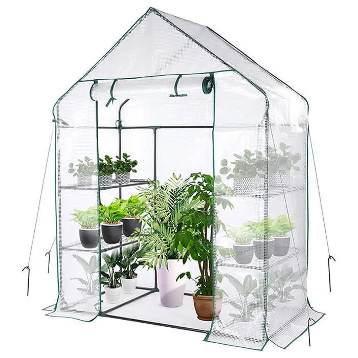 
Portable Indoor and Outdoor Greenhouse with Anchors and Ropes 