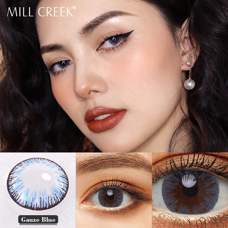 Mill creek 2023 new natural contact lens anime colored eye 14.5 mm  diameter  contact lens