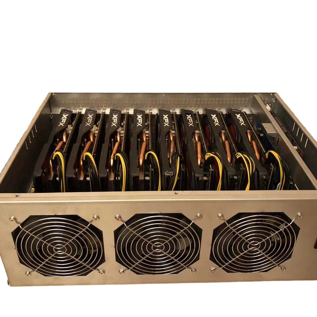 ETH B85 Ethereum Mining Machine Motherboard 580 3070 Gpu Graphic Card Mining Rig Case Box GPU Case Bitcoin Mining Case