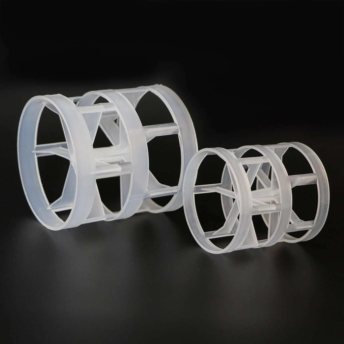 Heat Resistance 16 mm 25 mm 38 mm 50 mm PP Plastic Pall Ring Tower Packing For Purifying Column