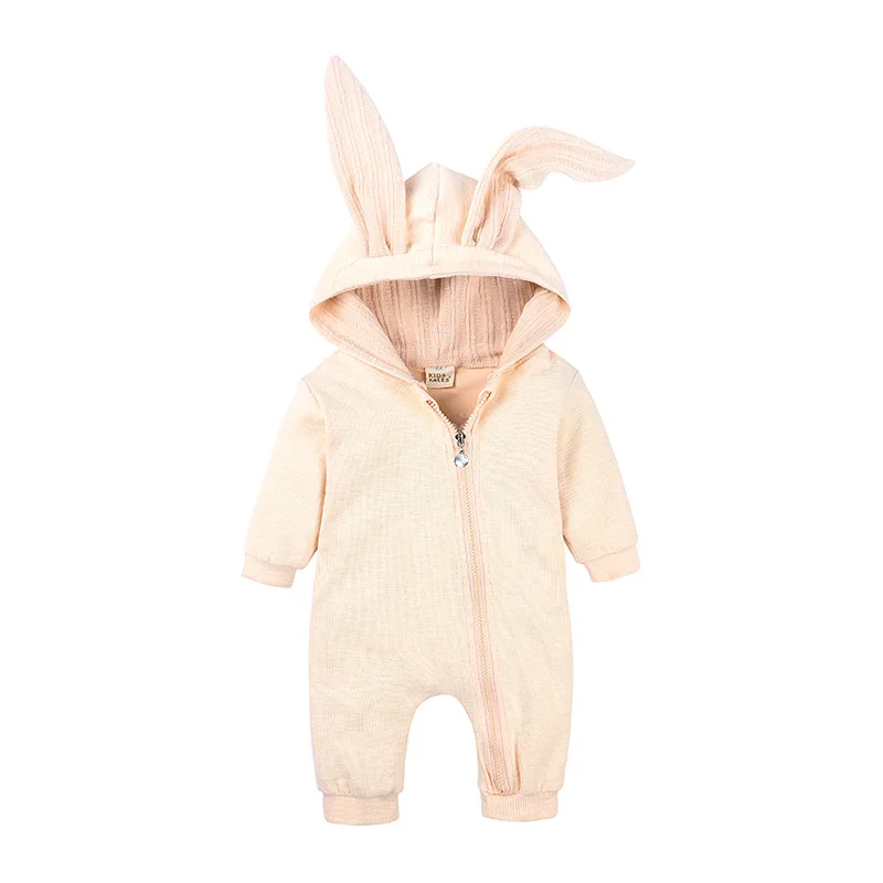 6 to 12 months baby romper big rabbit ears infant boy clothing winter 2021 luxury valentine baby clothes