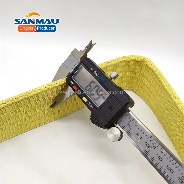 
60mm X 2mm high strength Kevlar webbing for Transporting 