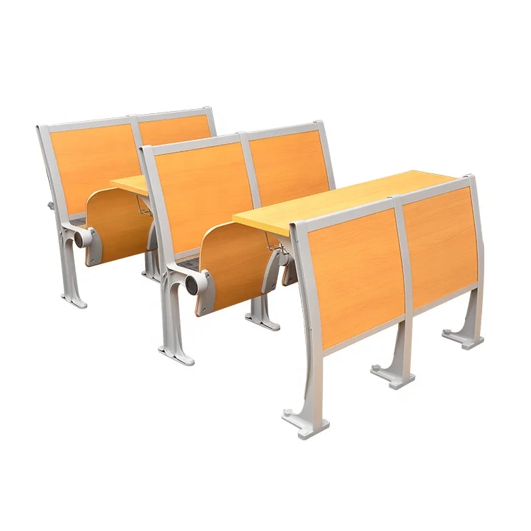 Стул и стол из алюминиевого сплава для университетских лекций