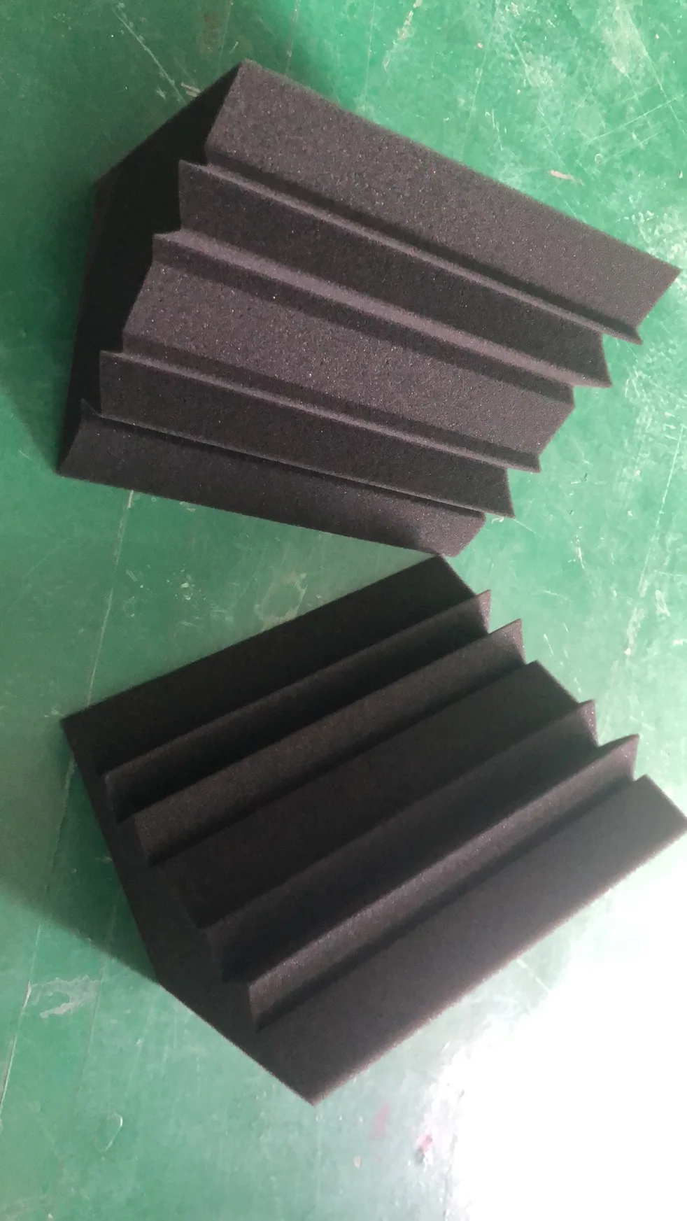 high density black acoustic foam panel bass trap for studio soundproof