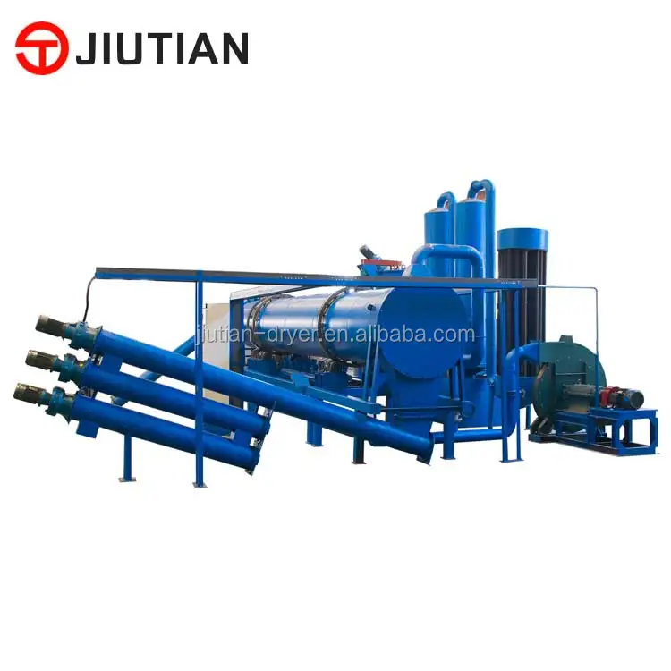  Continuous rotary sawdust biomass carbonization furnace charcoal making