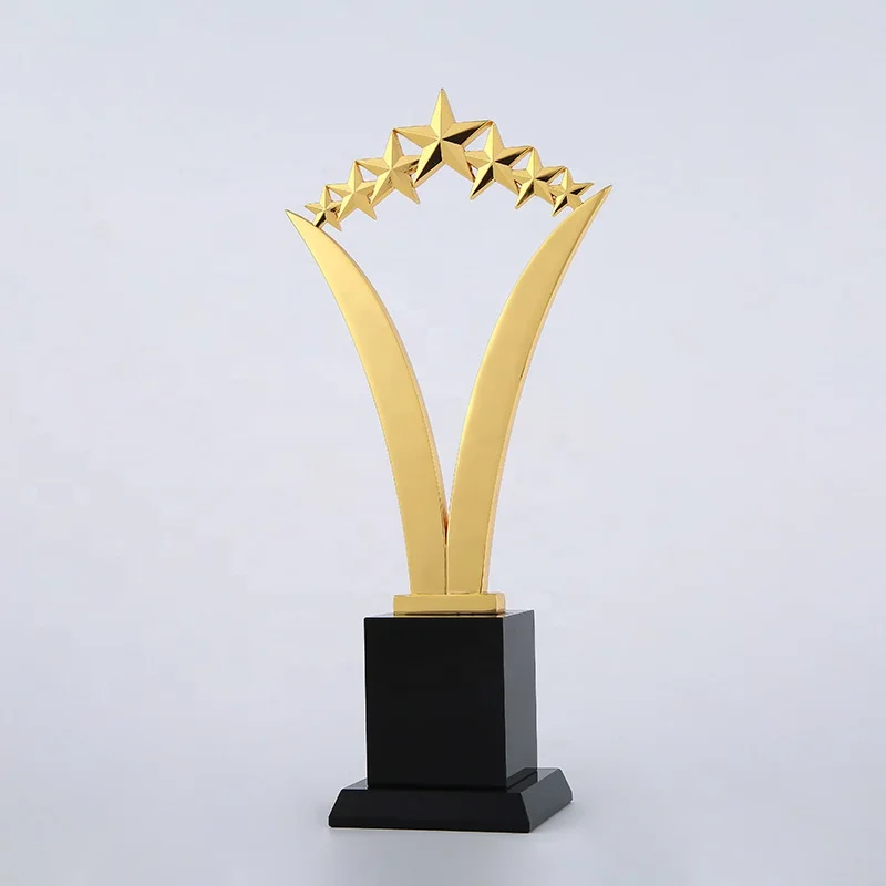 Commercial Gift Souvenir World Globe Metal Crown Trophy Resin Competition Prize Champions Cup Trophies Awards