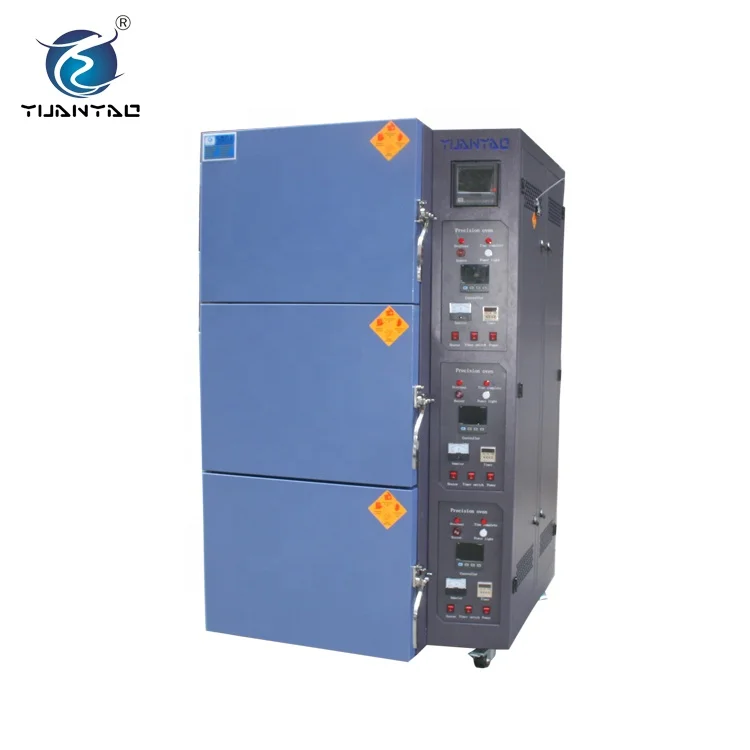 3 layers thermal drying high temperature drying oven with windows