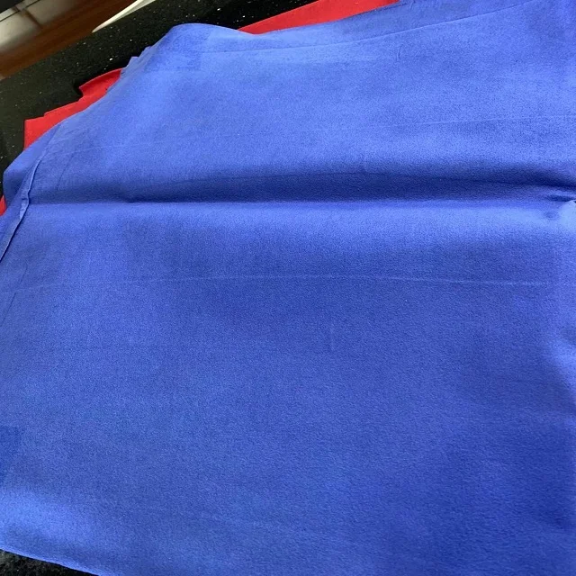 High Quality Red PU Microfiber Suede Synthetic Leather for Car Interior Good Quality