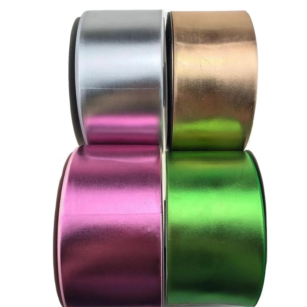 3 inch solid hologram grosgrain ribbon for  Hairbow Accessories