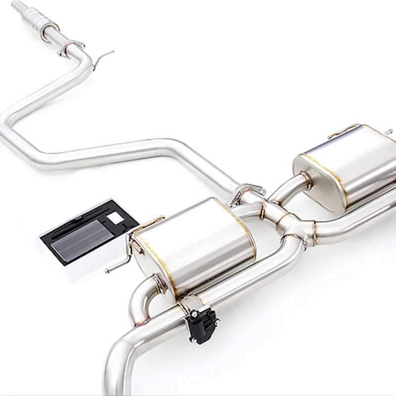 2021 высококачественная нержавеющая сталь задняя выхлопная система глушитель труба Y для Volkswagen
