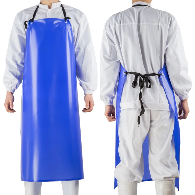 Сверхмощный Водонепроницаемый маслостойкий и кислотоустойчивый фартук унисекс для обработки пищи, сада, мясника, винила, ПВХ