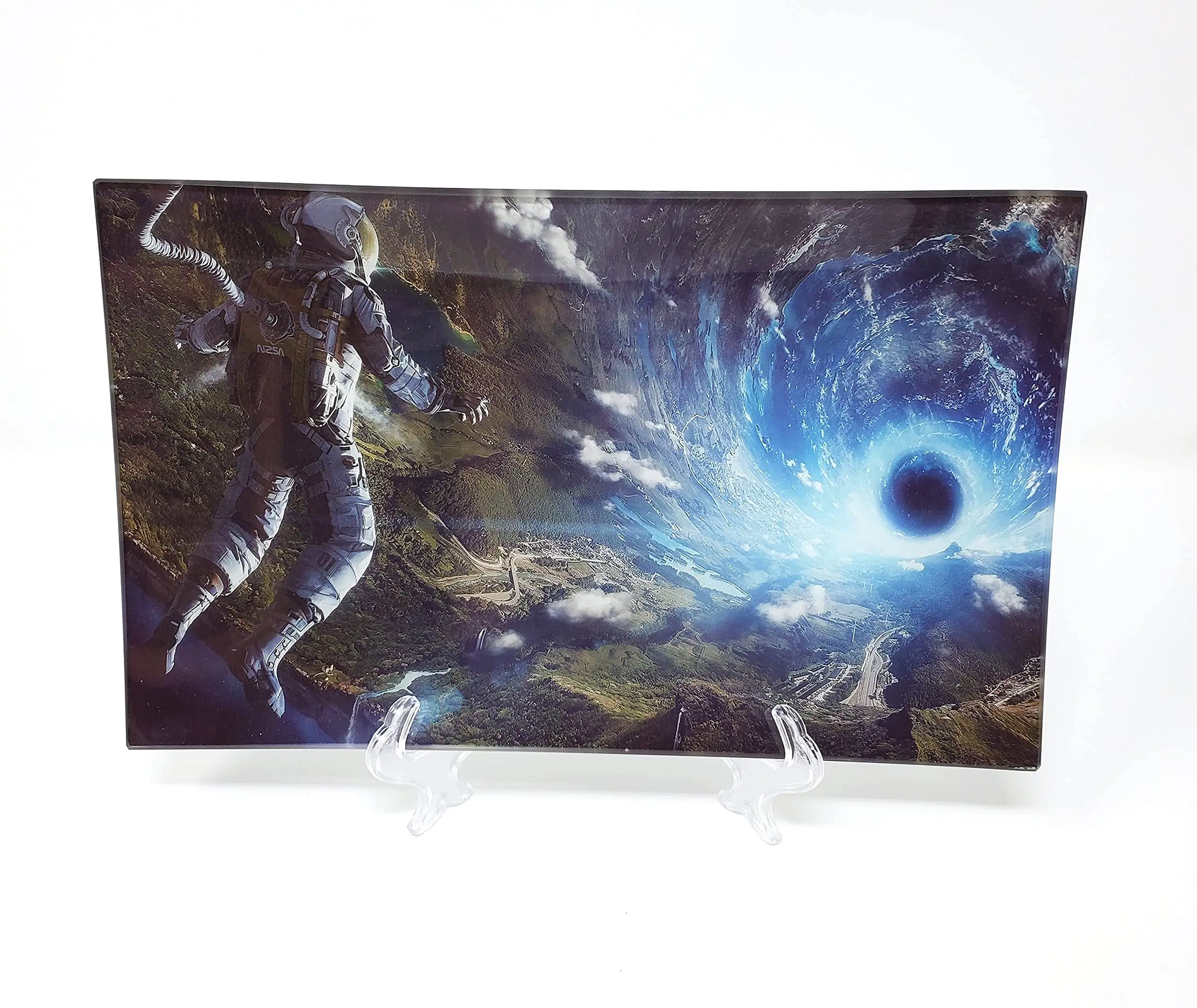 Custom 3d Shatter Resistant Tobacco Glass Rolling Tray Herb