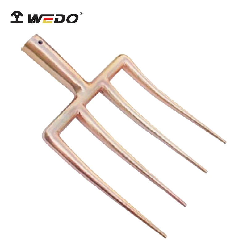 WEDO German DIN standard& BAM Certification ATEX Non-Sparking Four Prong Fork