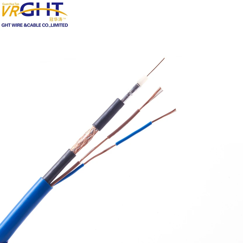wholesale rg59 video power cable good price CCTV cable composite cable RG59+2c power coaxial