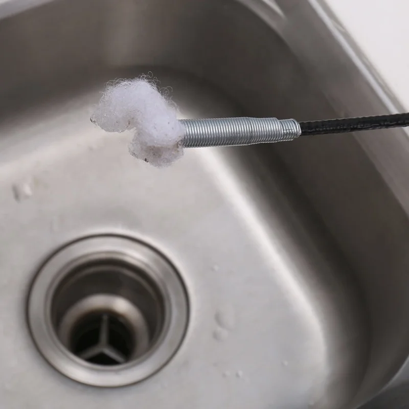 Wholesale Pipe Clean Hook Dredging Tools Clog Remover Flexible Hair Cleaner Drain Dredging Tool