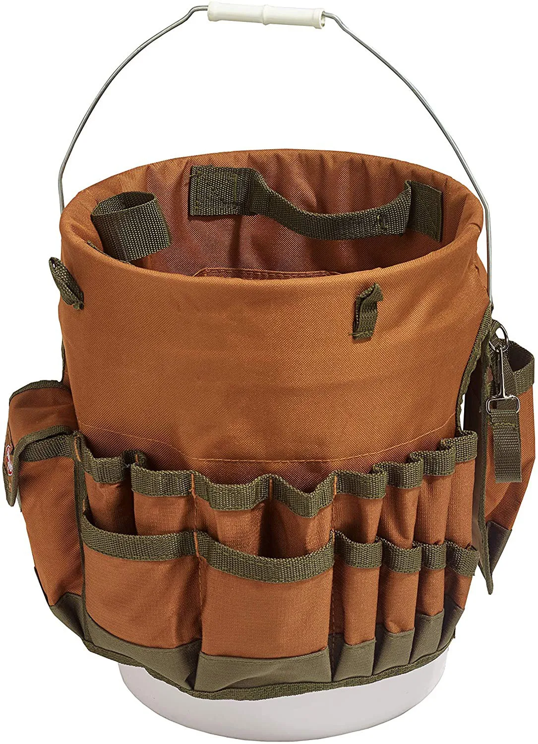 Heavy Duty Tool bag Garden Bucket Tool Organizer (Tools Excluded)