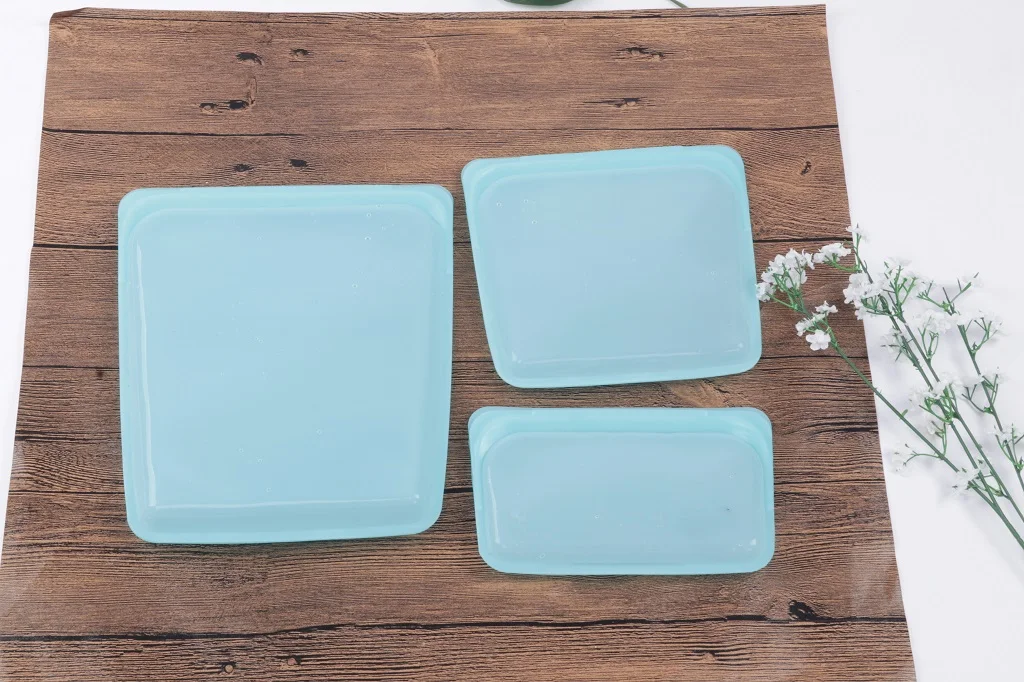 Reusable Silicone Food Storage Bags Sandwich, Liquid, Snack, Fruit, Freezer Airtight Seal BEST for Preserving and Cooking