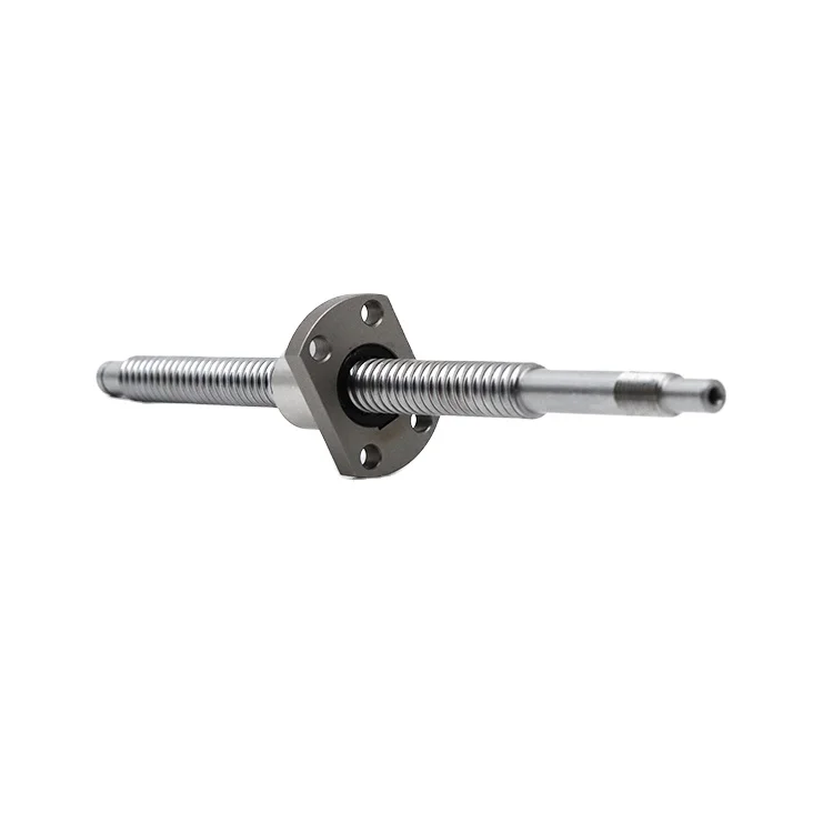 YHD LCD02 China Wholesale Stainless Steel Cnc Lead Screw Rotating Nut Ball Screw Cnc Linear Guide Ground Ballscrew Ball Screw