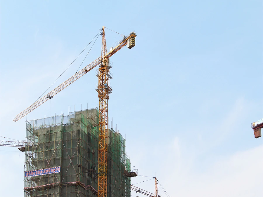 Tower Crane 8T and 10T TC6013 Topless with 6T Max Load New Gear Core Components Rated Loading Capacity