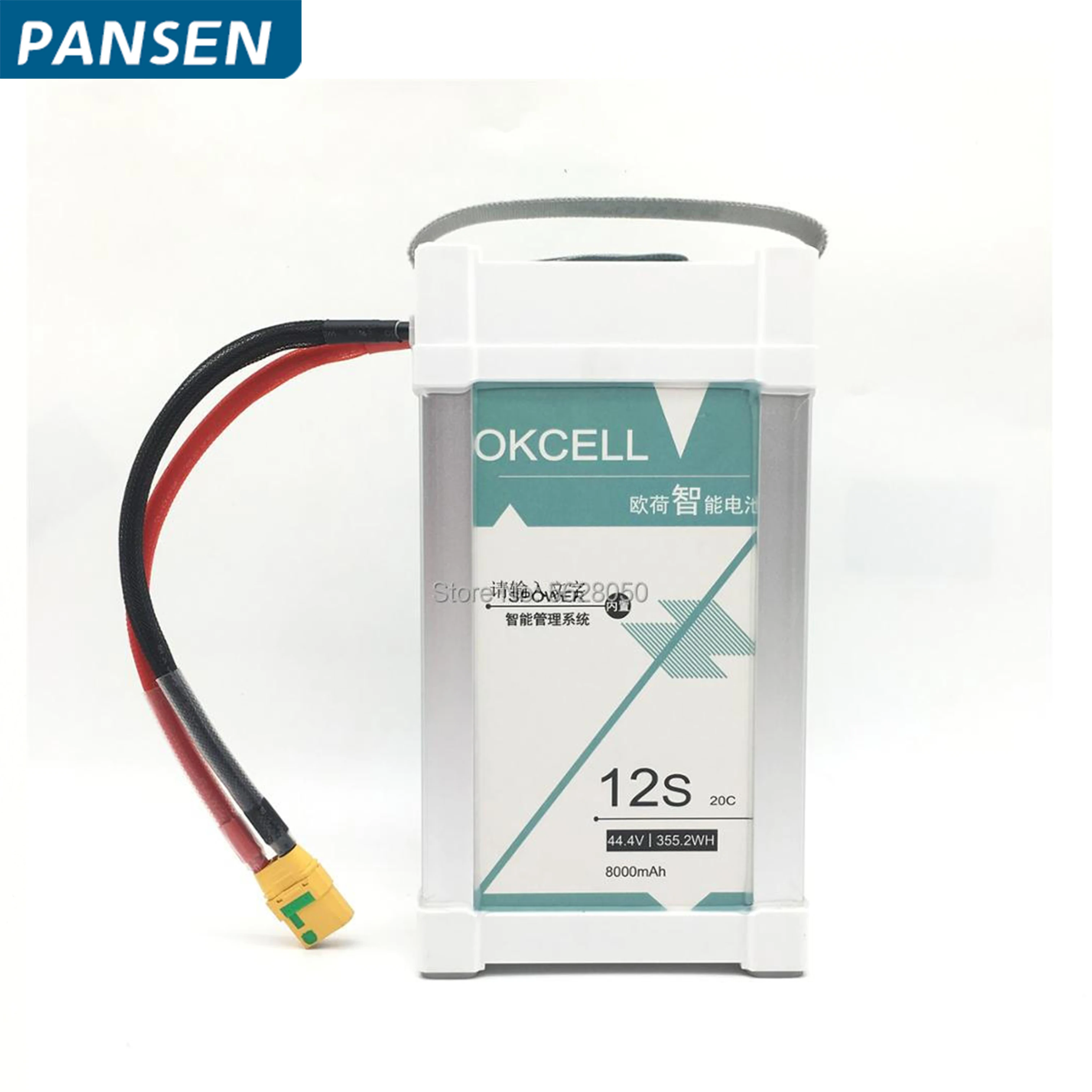 1 шт. OKCELL 8000 мАч 44,4 В 12S LiPO Battery Burst 20C для EFT G06 UAV Multirotor FPV Drone