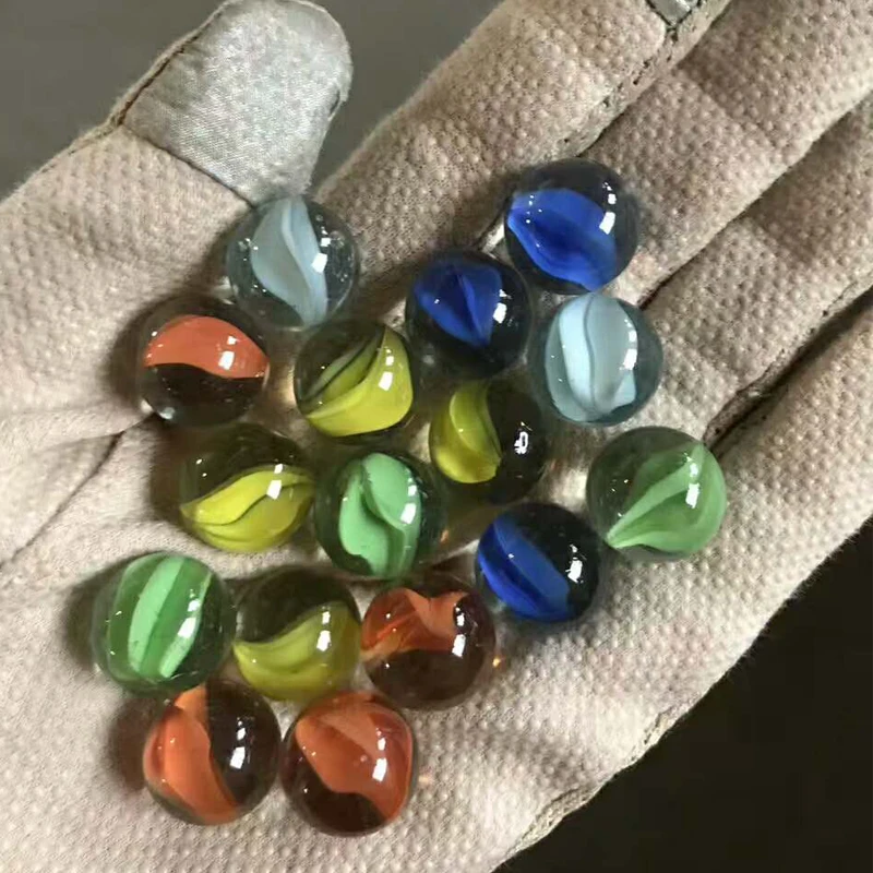 
14mm toy glass marbles for kids playing 