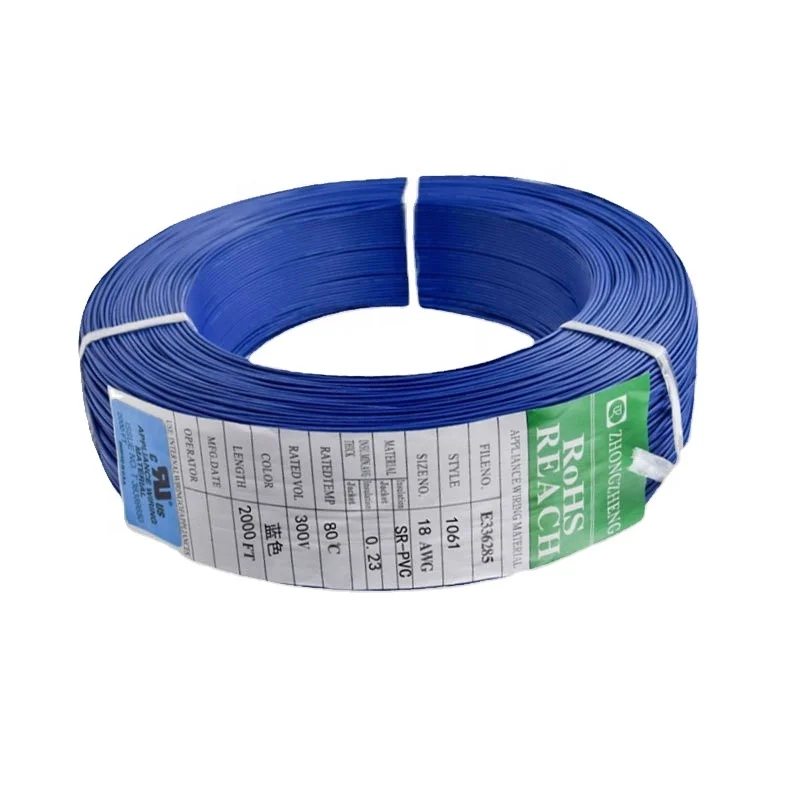 1007 28/26/24/22/20/18/16/14 awg electrical wires electrical cables manufacture price Pvc