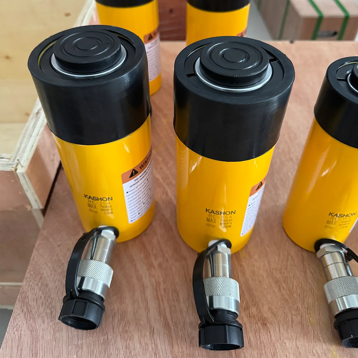 RC-254, 25 Tons 102mm Stroke Single-acting Long Stroke Hydraulic Cylinder Lift Jack With CE Certification