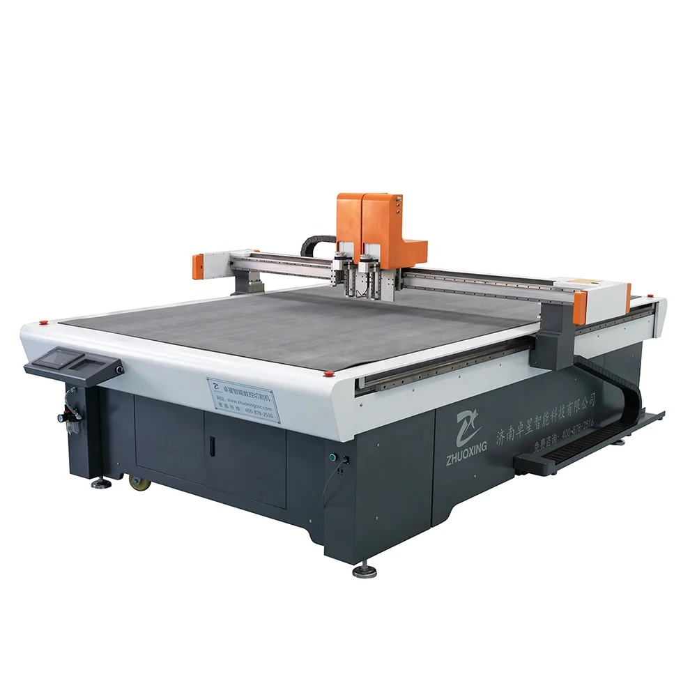 Corrugated Cardboard CNC Flatbed Cutter Machine with CCD Camera