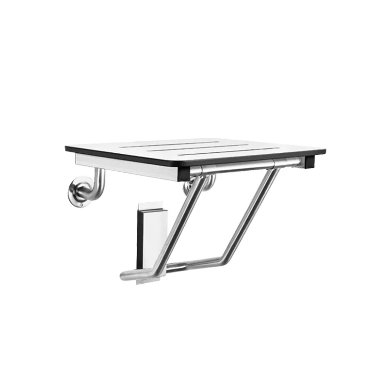 Wholesales Waterproof Wall Mounted Bathroom Folding Shower Seat Cushion Foldable For Seniors