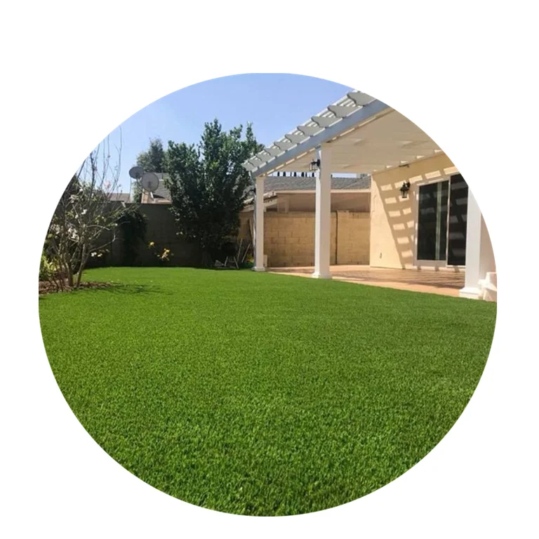 40mm 7700Dtex Artificial Turf Garden Grass Sports Flooring Yellow Brown Green for Backyard