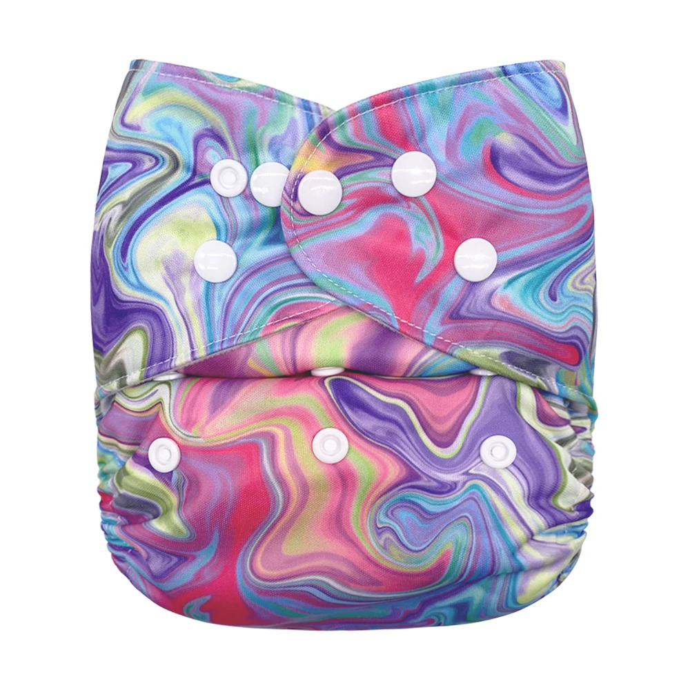 Goodbum C series regular diaper super soft printing  reusable  baby diapers