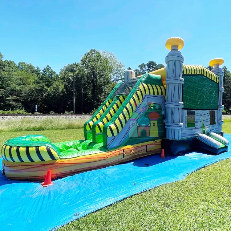 Party air bouncer inflatable trampoline commercial kids bouncing castle bounce house for adults water slide