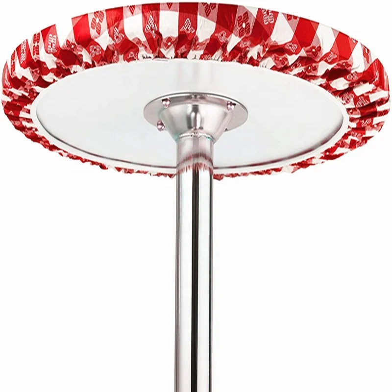 
Waterproof Plastic Vinyl Elastic Edged Fitted Indoor and Outdoor Table Covers 